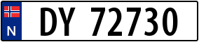 Truck License Plate